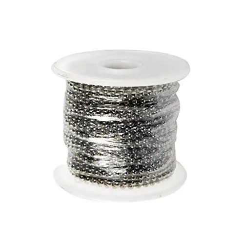 #10 NICKEL PLTD BEADED CHAIN FT HY-KO - KBC201