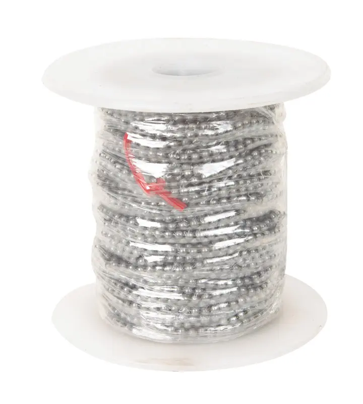 #6 STAINLESS PLTD BEADED CHAIN FT HY-KO - KBC198S