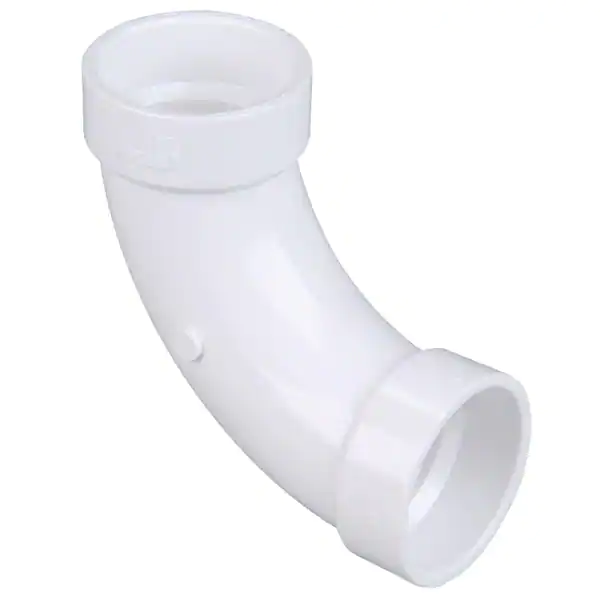 1 1/2" 90 Degree PVC Long Sweep Elbow 