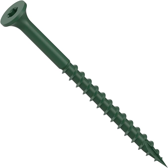 1 1/2" PRIMEGUARD DECK SCREW - LB (19.04 LB BOX) CAMO GREEN DECK BUGLE T25 - 0341159