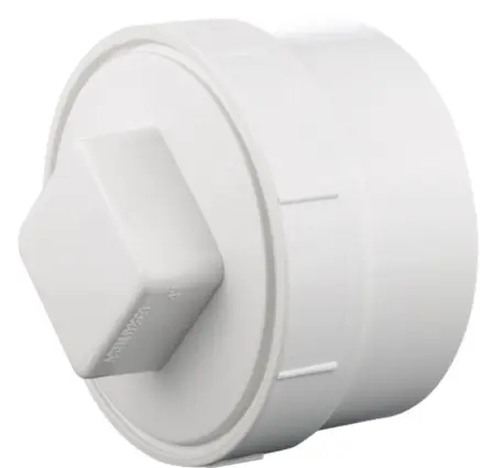 1 1/2" PVC DWV SQUARE HEAD CLEAN OUT WITH PLUG - P106-015