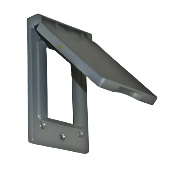 1 GANG WEATHERPROOF COVER POWER OUTLET 20A DEVICE MOUNT - GRAY ORBIT - 1C-PO20