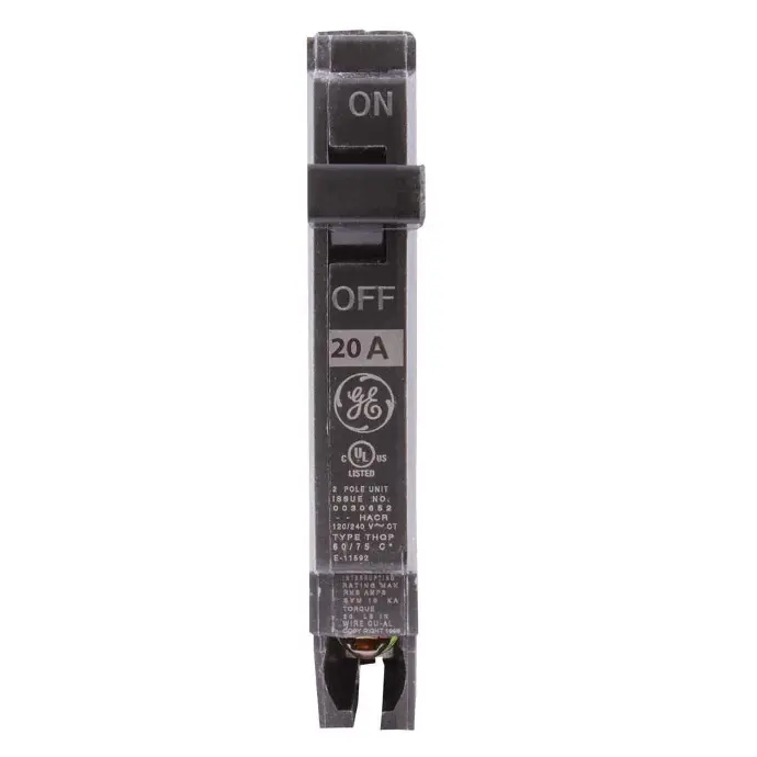 1 X 20 Amp 1/2" GE Breaker