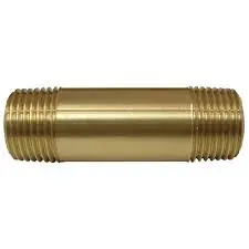 1" X 2" BRASS NIPPLE - 78742LF..
