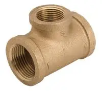 1" X 3/4" LF BRASS TEE - 453-054NL