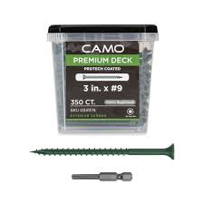 1-5/8" X 8 CAMO GREEN SCREW - BUGLE HR #17 STAR 4/350- 0341104