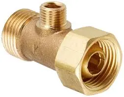 1/2" FIP X 1/2" FIP X 1/2" BARSTOCK BRASS TEE - 4505442