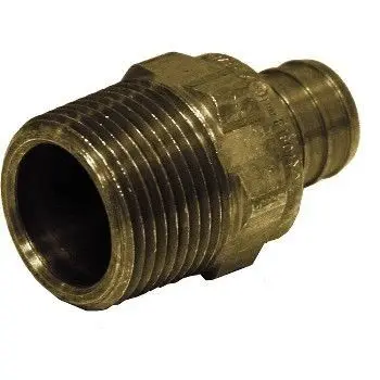 1/2" PEX x 1/2" MIP BRASS PEX ADAPTER - LF6210108089802