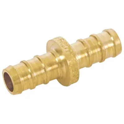 1/2" x 1/2" PEX BRASS COUPLING - 65030LF