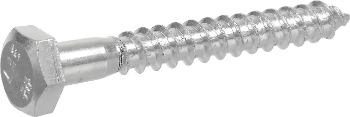 1/2" x 2-1/2" ZINC PLATED HEX LAG SCREW 01331 - EACH