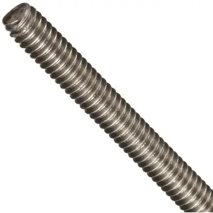 1/2" X 6' STAINLESS STEEL THREADED ROD - EACH