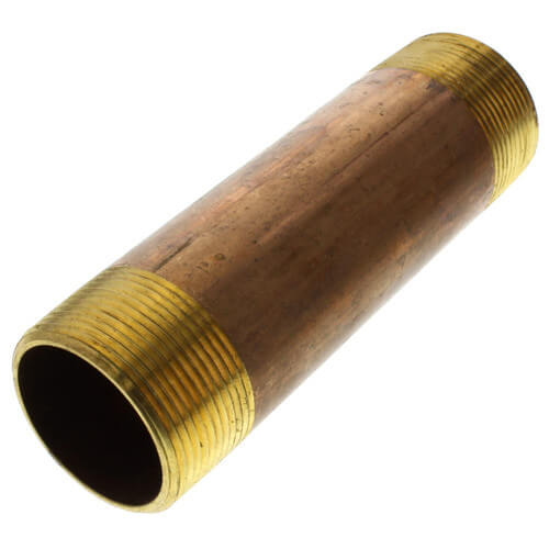 1/2" x 6" CP BRASS NIPPLE - 25872