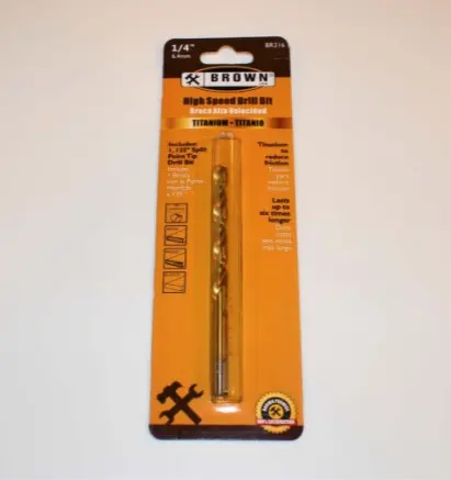 1/4 X 4" 135 SPLIT TITANIUM COATED FULLY GROUND - BR216