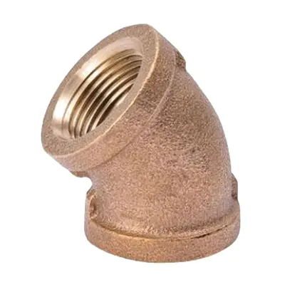 1/4" 45 DEGREE BRASS ELBOW - 451-001NL