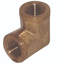 1/4" FIP X 1/4" FIP BARSTOCK 90* BRASS ELBOW LF - 4338505