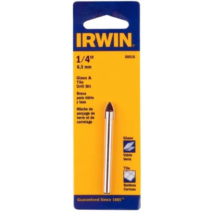 IRWIN 1/4" GLASS & TILE BIT - 50516