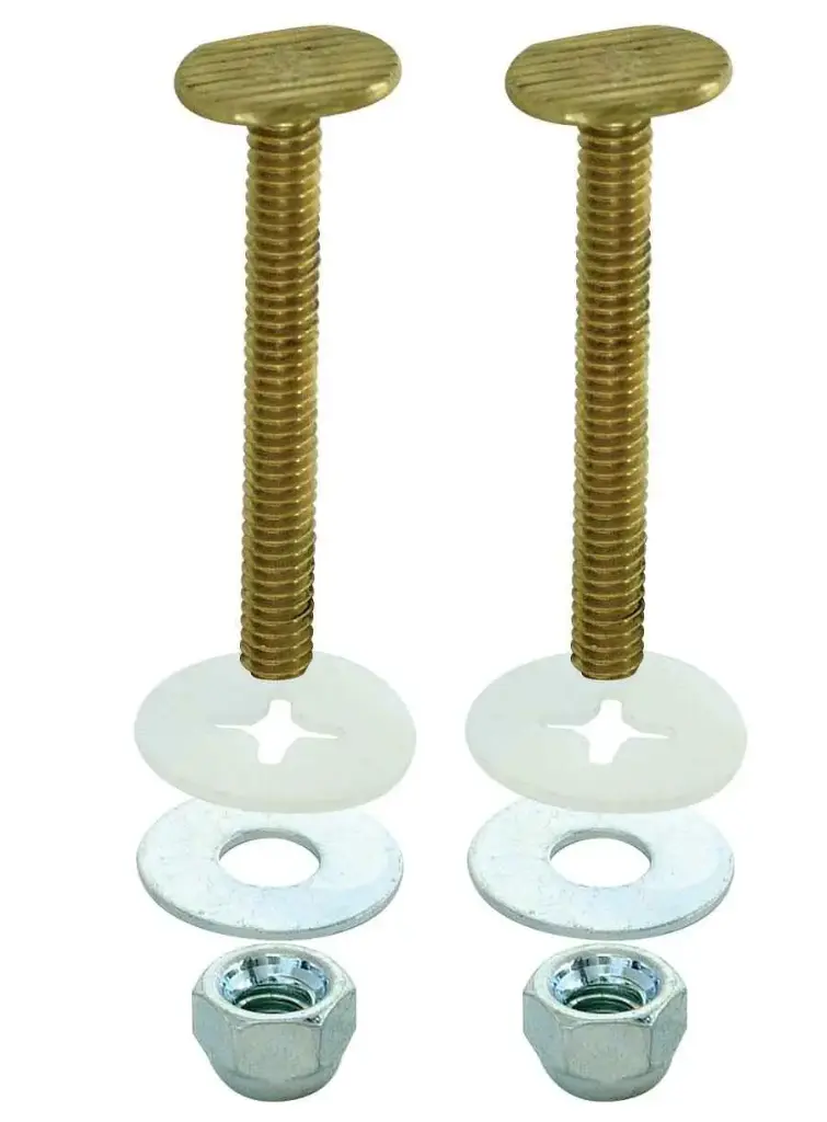 1/4" x 2-1/4 BR CLOSET BOLT 1-PR - 40019
