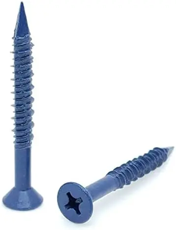 1/4" x 2-1/4" BLUE MASONRY PHILIP TAP SCREW - EACH