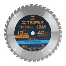 10" 40T TRUPER CARBIDE SAW BLADE TR ST-1040