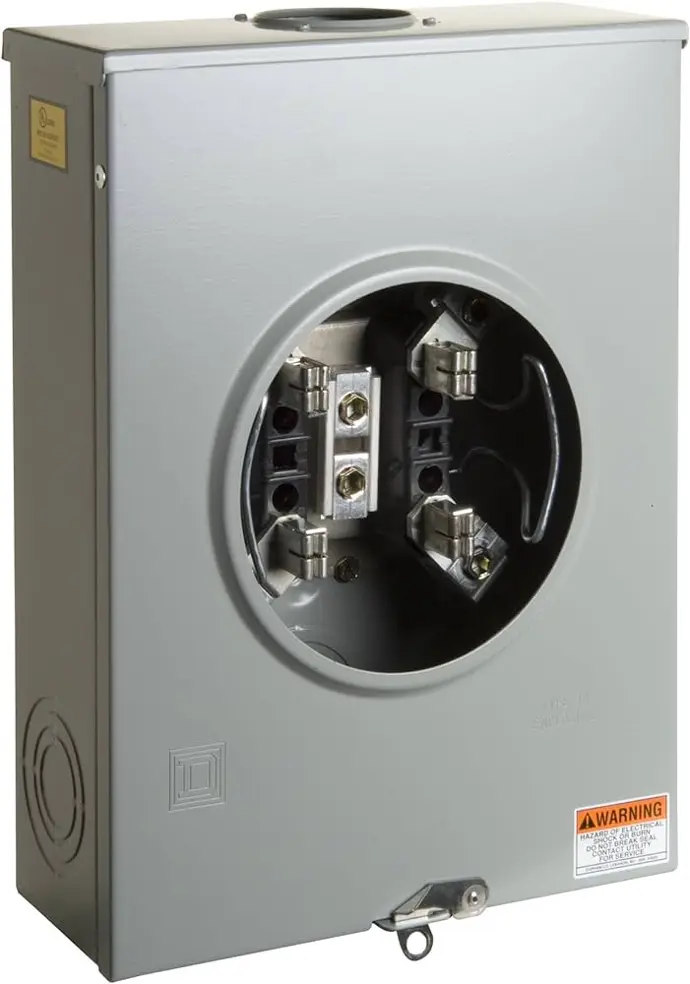 125 Amp Square Ringless Socket Meter