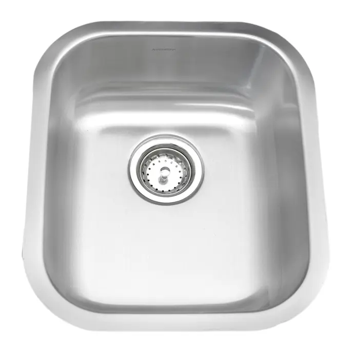 15.5" X 17.75" X 7" STAINLESS STEEL BAR SINK - AS 113