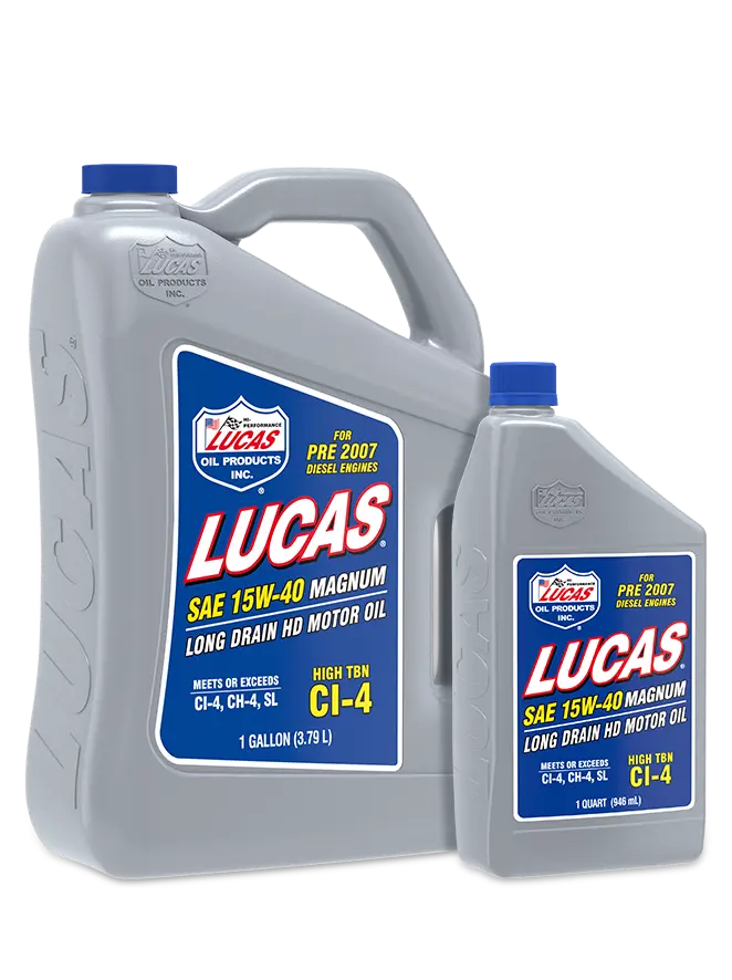 15W-40 MAGNUM TRUCK ENGINE OIL CI-4 QUART LUCAS