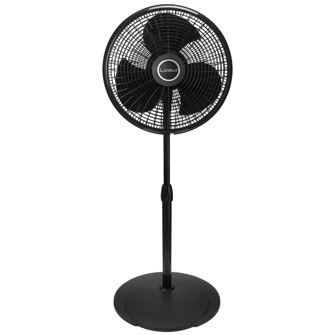 16" Lasko Stand Black Fan