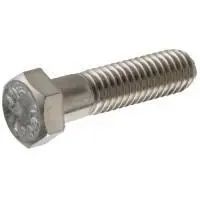 1/4" x 2" COARSE HEX BOLT ZINC - 00009