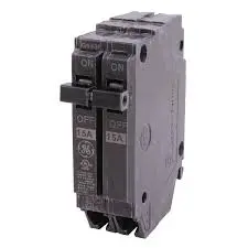 2 X 15 Amp 1" GE Breaker