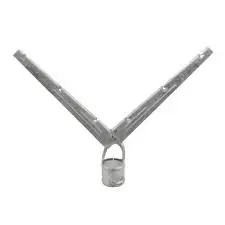 2" x 1-5/8" 45 Degree Barb Wire Arm