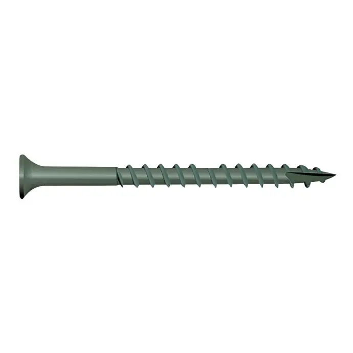 2-1/2" X 9 CAMO GREEN DECK SCREW - BUGLE HR #17 STAR 12/100 - 0341150