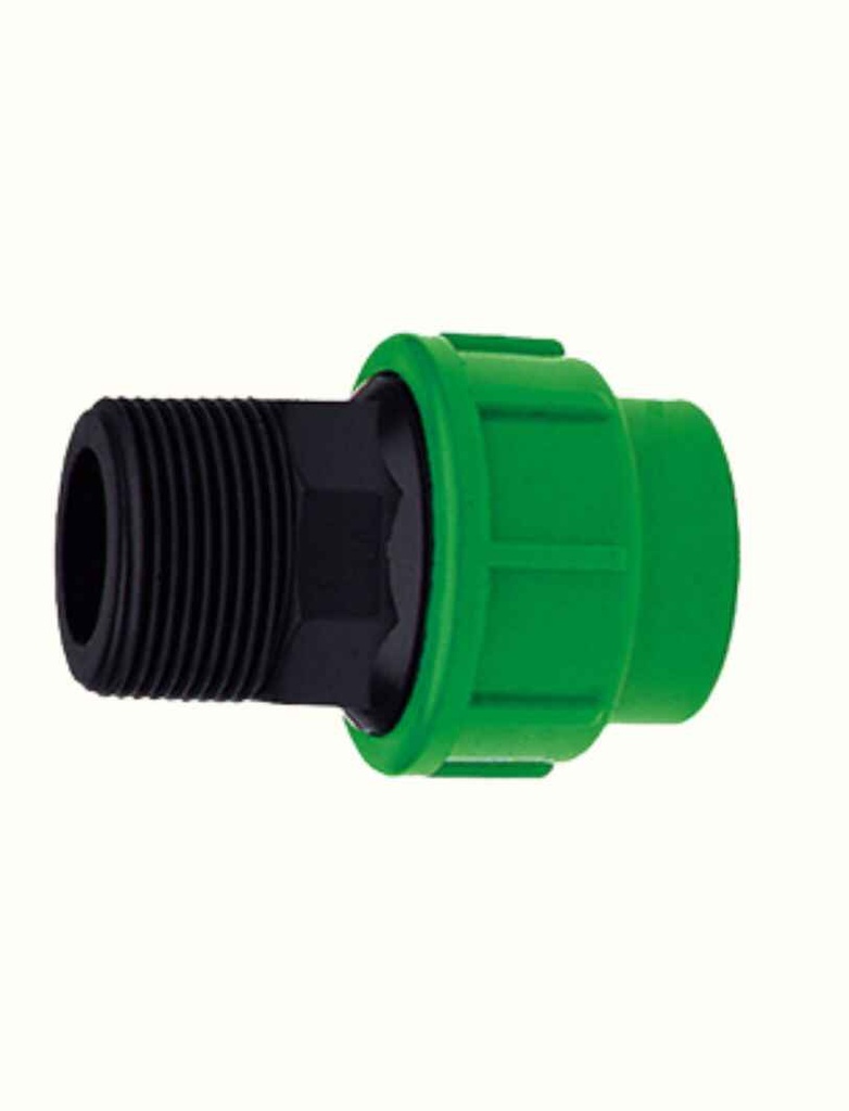 25MM/1" GREEN MALE ADAPTER