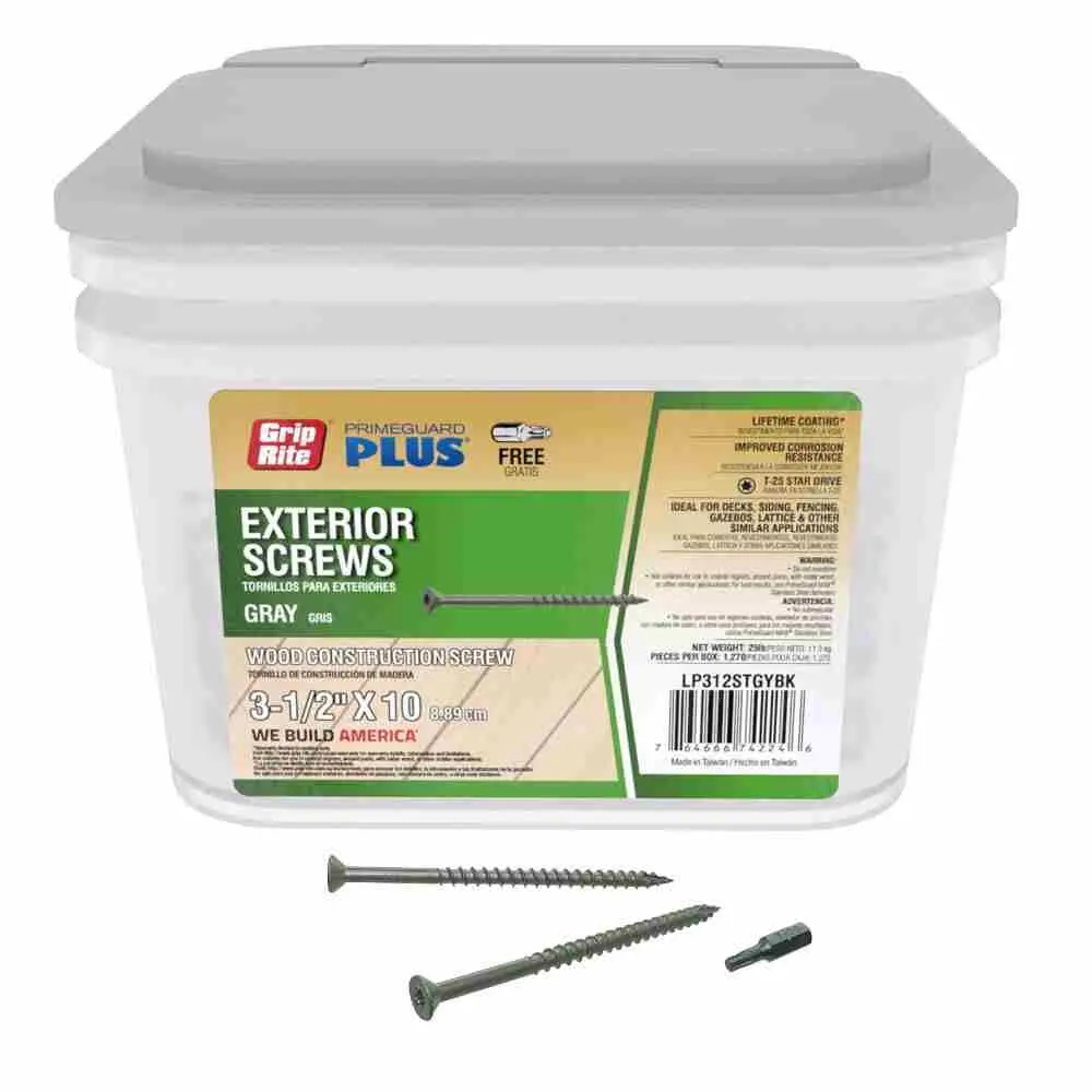 3 1/2" PRIMEGUARD DECK SCREW - LB (21.80 LB BOX) - 0341199