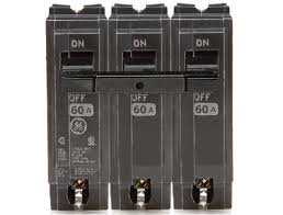 GE BREAKER 3 x 60 AMP - THQL32060