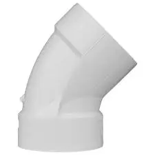 3" 45 PVC DWV ELBOW