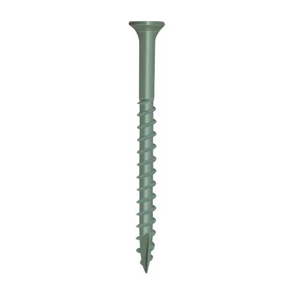 3" X #9 CAMO GREEN DECK SCREW - BUGLE HR #17 STAR 4/350 - 0341174
