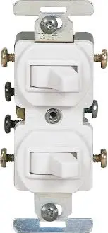 3-Way White Duplex Switch - 15A /120V 5243-W/276W