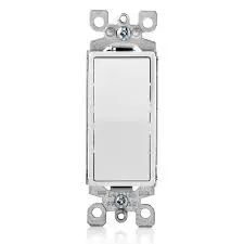 3-way white decor switch - 15A120V Lev5603-2W/7503W/ TM873-W