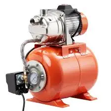 3/4HP SS JET PUMP SYSTEM WITH HORIZONTAL PRESSURE TANK 10GAL BROWN - BRWP750SET