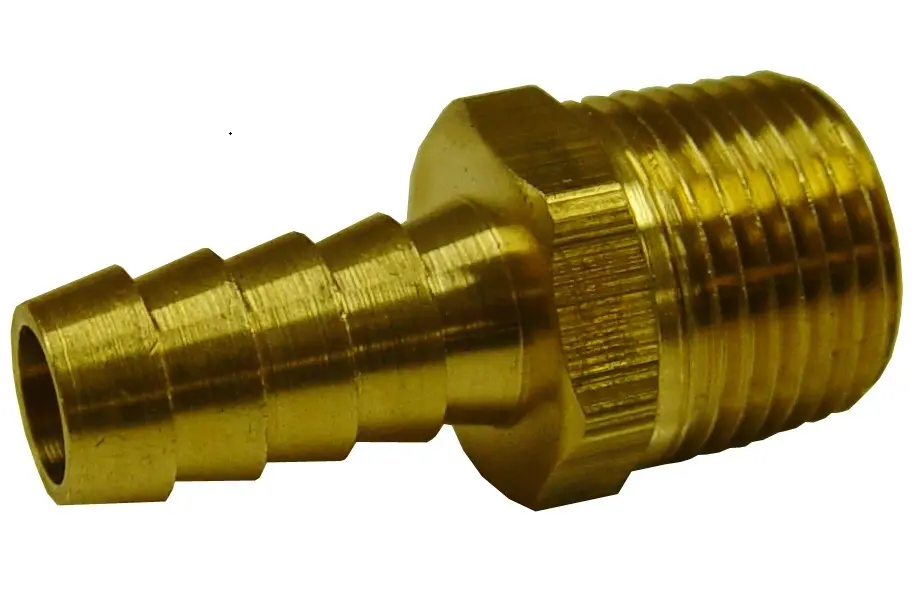 3/8" BARB x 3/8" MIP BRASS ADAPTER - 4504247 - LF3110106069800