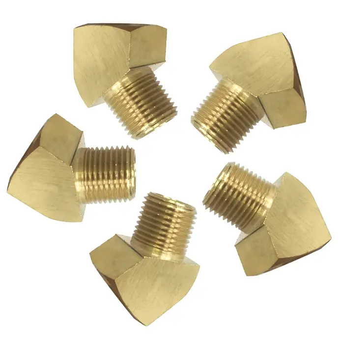 3/8" LF 45 DEGREE STREET BRASS ELBOW - 451-102NL