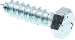 3/8" x 1-1/2" ZINC PLATED HEX LAG SCREW - EACH - 04325