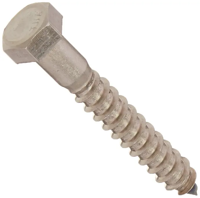 3/8" X 2-1/2" SS HEX LAG SCREW - EACH