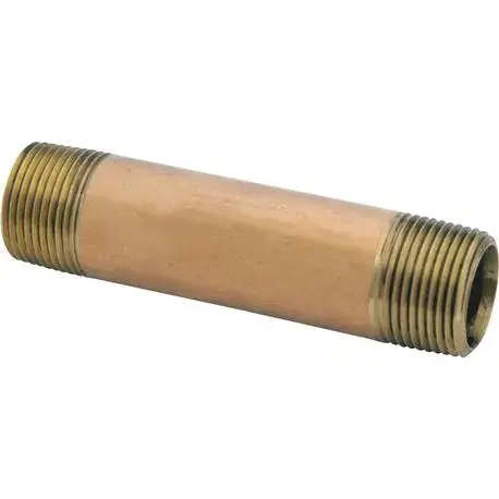 3/8" X 2" RED BRASS  NIPPLE - 78665LF