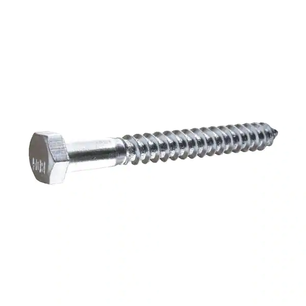 3/8" X 3 1/2" ZINC PLATED HEX LAG SCREW - EACH