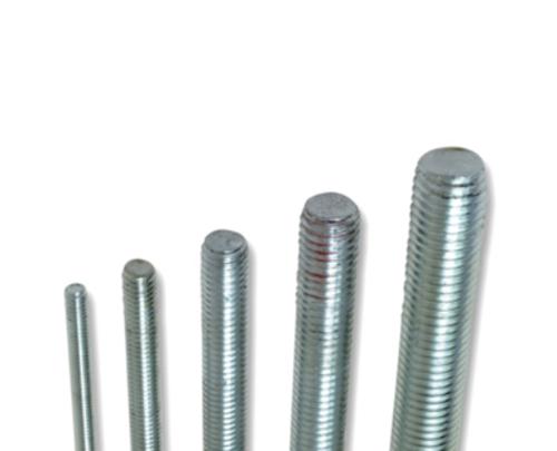 3/8" X 3' ZINC PLATED/GALVANIZED THREADED ROD - EACH