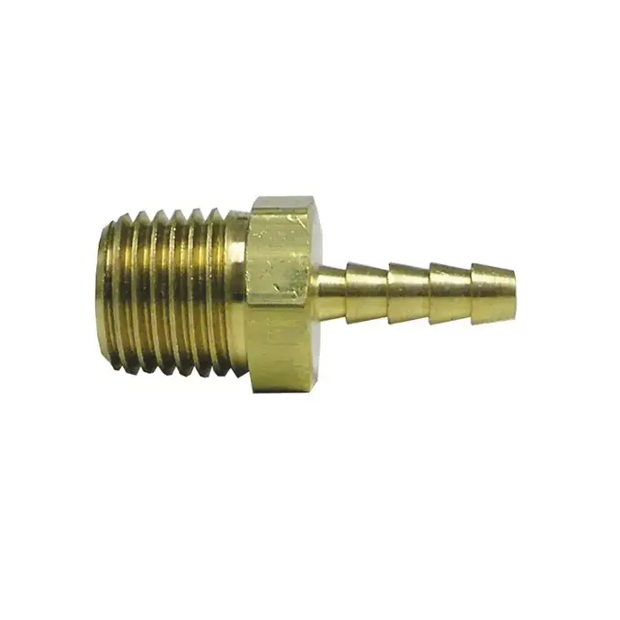 3/8" X 3/8" BRASS ADAPTER MIP HOSE BARB
