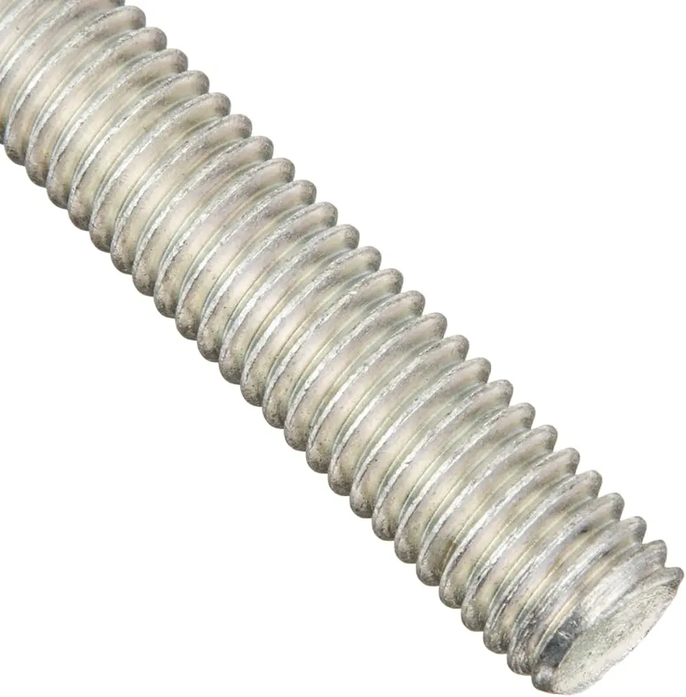 3/8" X 6' ZINC PLATED THREADED ROD