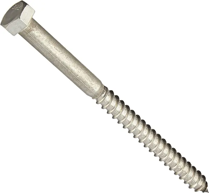 3/8" x 8" ZINC PLATED HEX LAG SCREW - EACH