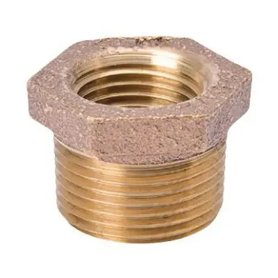 3/8" x 1/4" Red Brass Bushing - 455-021NL